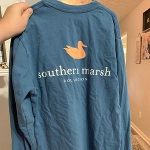Adult small men southern marsh long sleeve